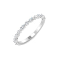 Half Eternity Diamond Ring 0.33ct–0.48ct – SR4630B – 18k White Gold