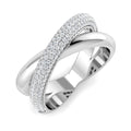 Fancy Diamond Ring 0.55ct – SR3441 – 18k White Gold