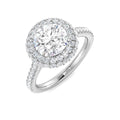 Halo Lab-Grown Diamond Ring 2.28ct–2.29ct – SR5031 – 18k White Gold