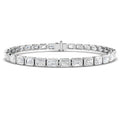 Tennis Diamond Ring 8.58ct–11.69ct – SB3001 – 18k White Gold