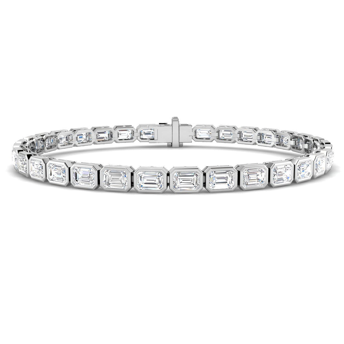 Tennis Diamond Ring 8.58ct–11.69ct – SB3001 – 18k White Gold
