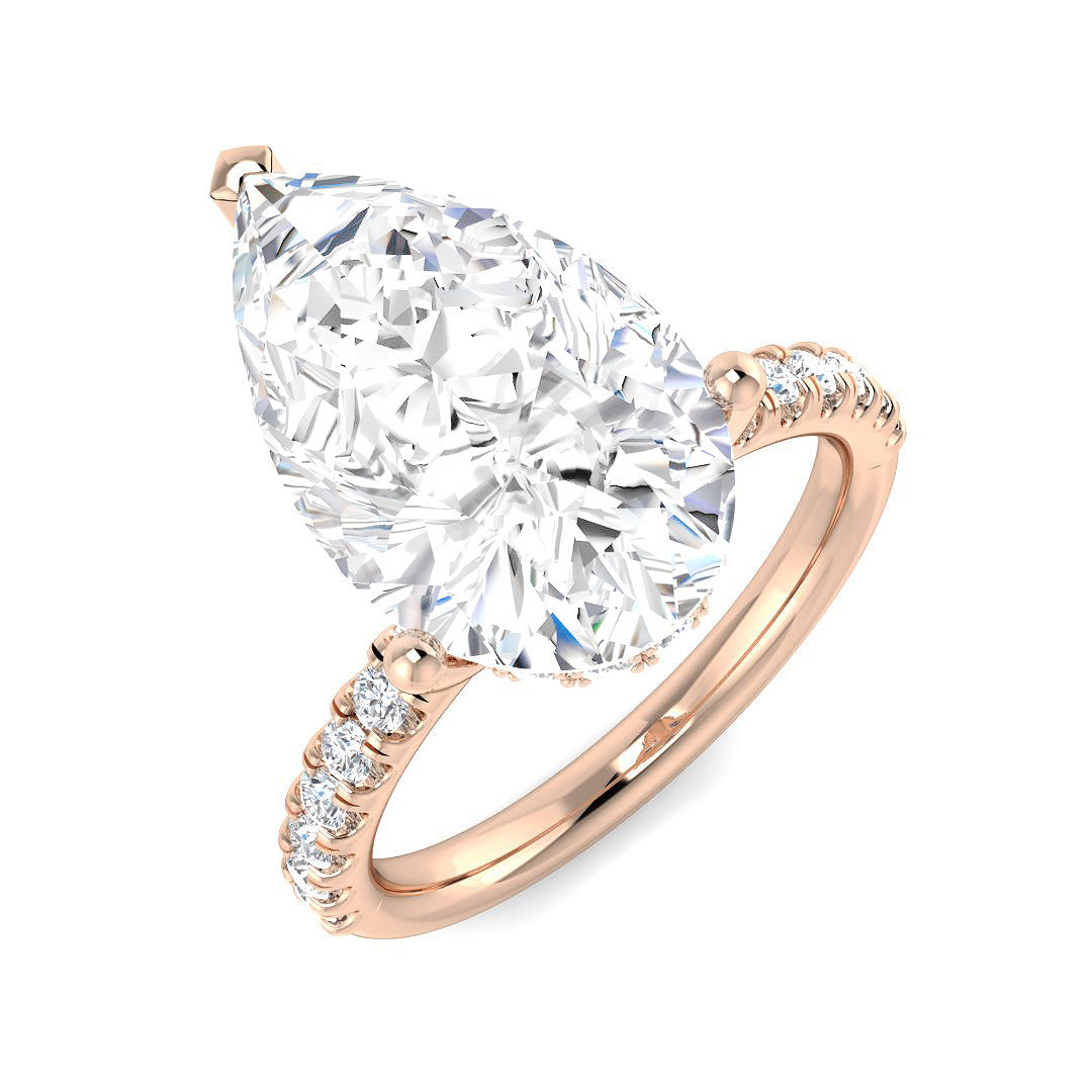 Engagement Lab-Grown Diamond Ring 5.54ct – SR6135 – 18k Rose Gold
