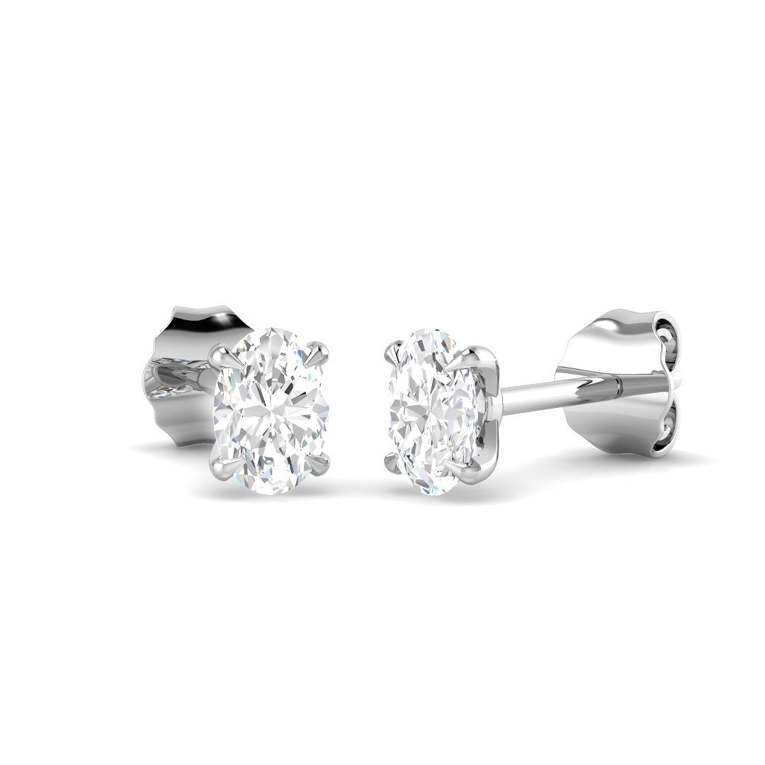 Solitaire Diamond Ring 0.54ct – SE7423 – 18k White Gold