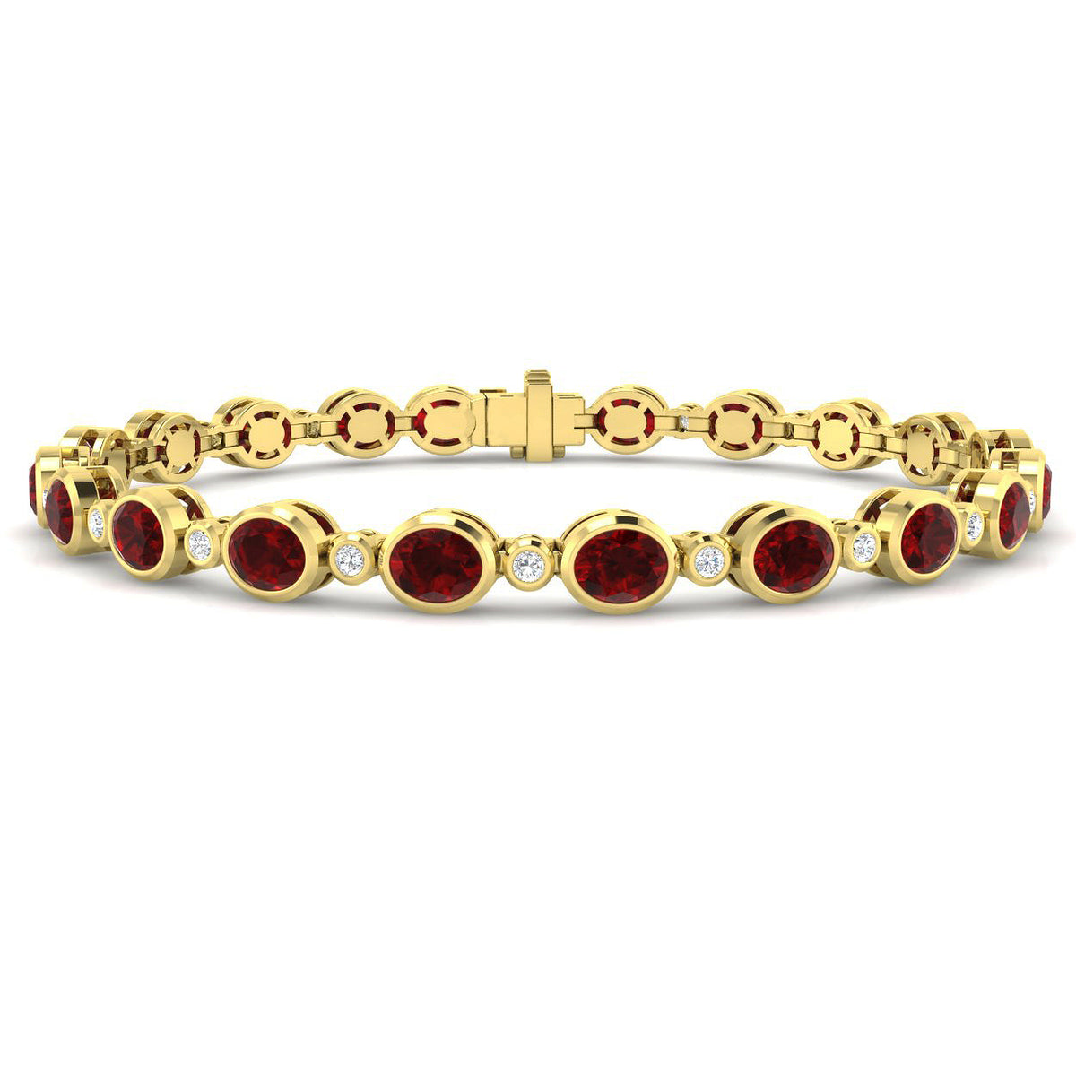 Ruby Diamond Ring 8.66ct – SB3036~RY – 18k Yellow Gold