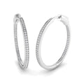 Hoops Diamond Ring 0.5ct – BJE0123 – 18k White Gold