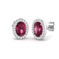Pink Tourmaline Diamond Ring 1.65ct – SE4573A~PKT – 18k White Gold