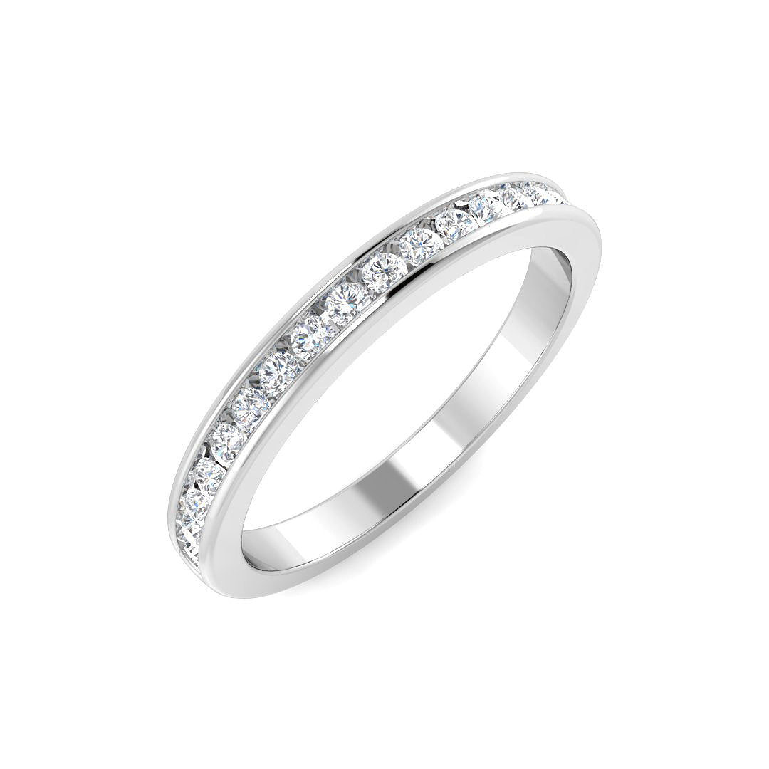 Half Eternity Diamond Ring 0.28ct – SR7959 – 18k White Gold