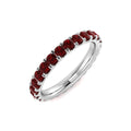 Ruby Diamond Ring 1.26ct – SR3333A~RY – 18k White Gold