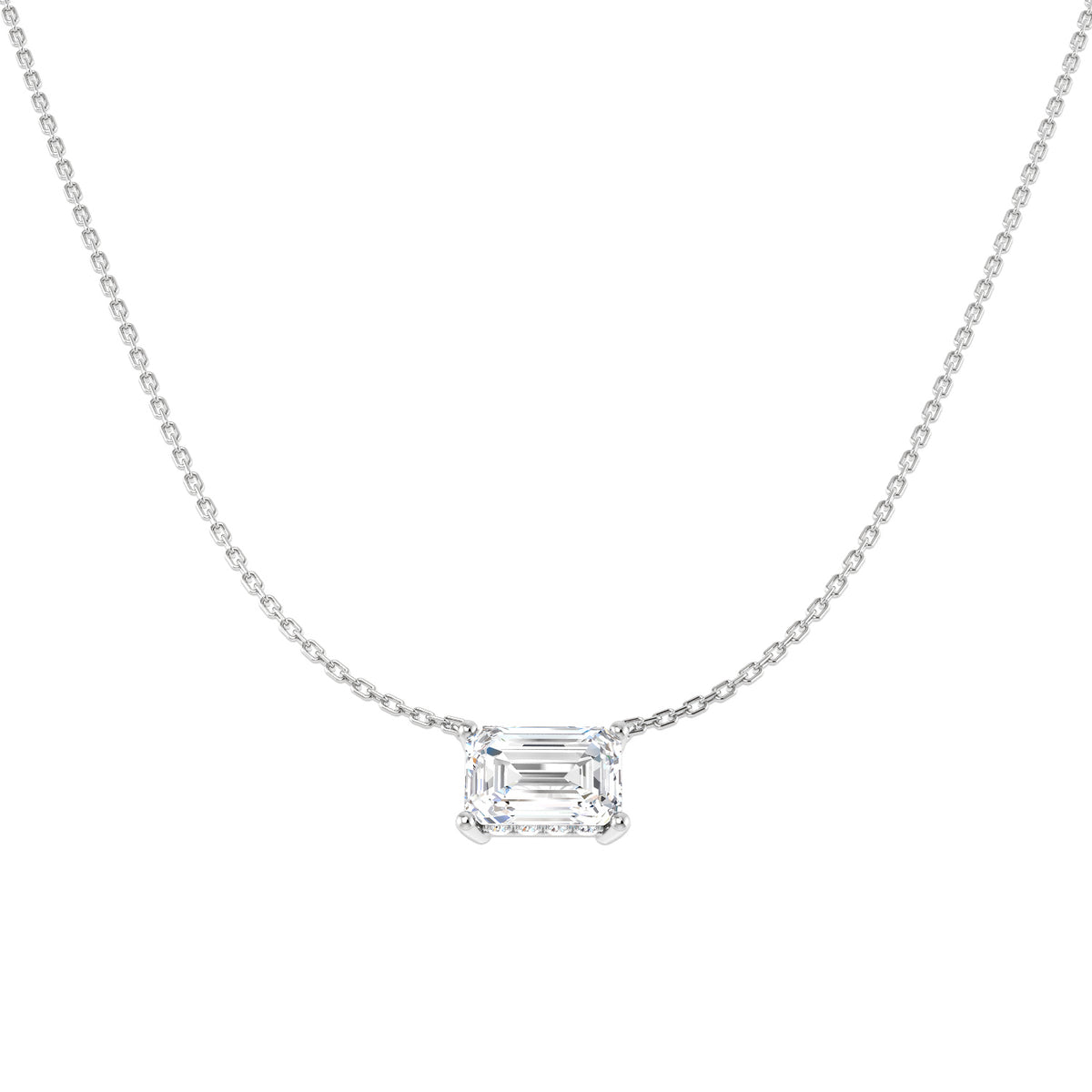 Solitaire Lab-Grown Diamond Ring 2.74ct–5.33ct – SN2321 – 18k White Gold