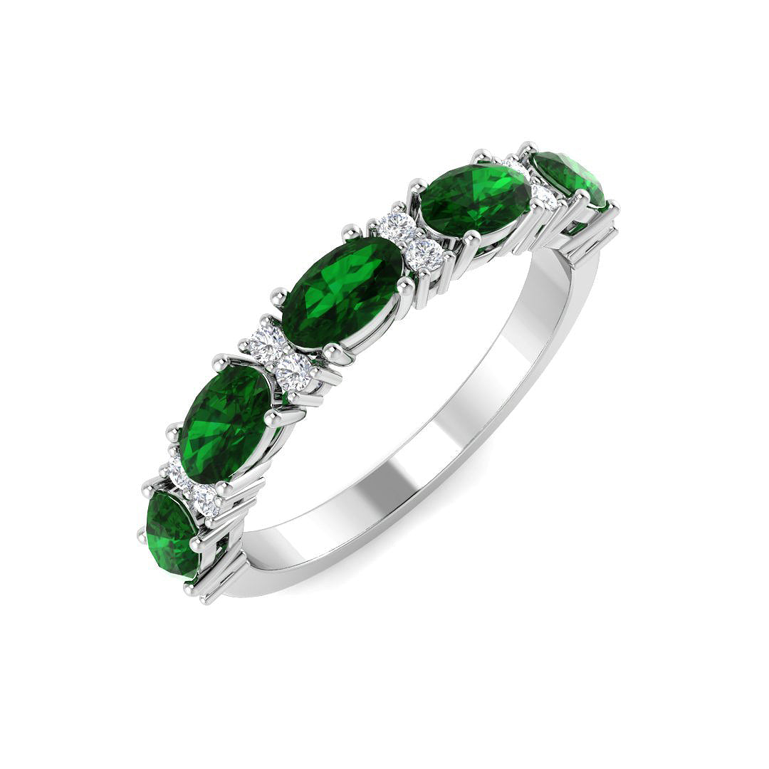 Eternity Diamond Ring 1.32ct – SR7870~EM – 18k White Gold