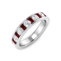 Ruby Diamond Ring 1.24ct – SL7385~RY – 18k White Gold