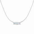 Drop & Trilogy Diamond Ring 1.53ct – SN2484 – 18k White Gold