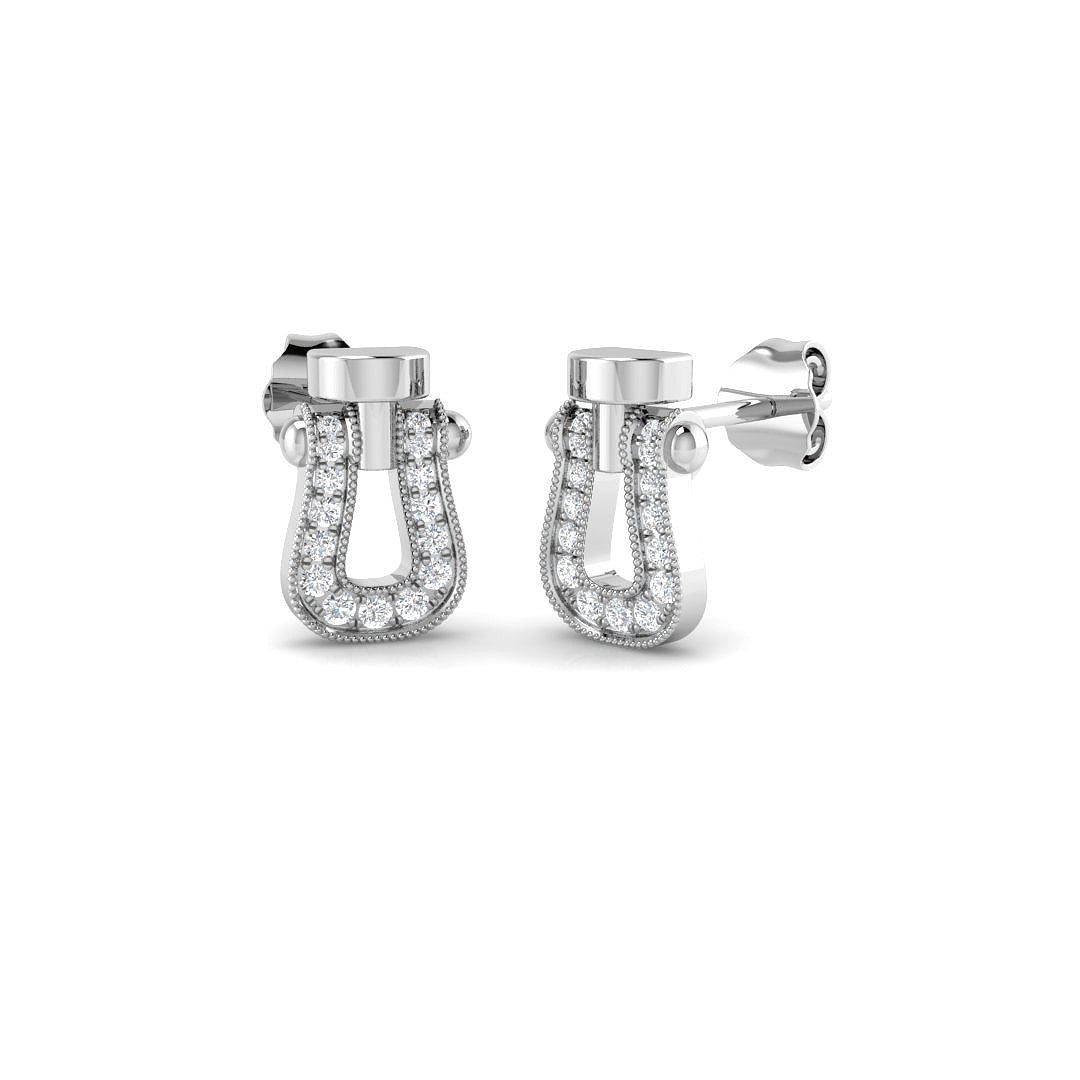 Fancy Diamond Ring 0.19ct – SE7763 – 18k White Gold