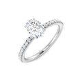 Engagement Lab-Grown Diamond Ring 0.72ct–0.78ct – SR5731 – 18k White Gold