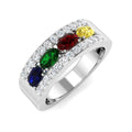 Emerald Lab-Grown Diamond Ring 1.69ct – SR6220 – 18k White Gold