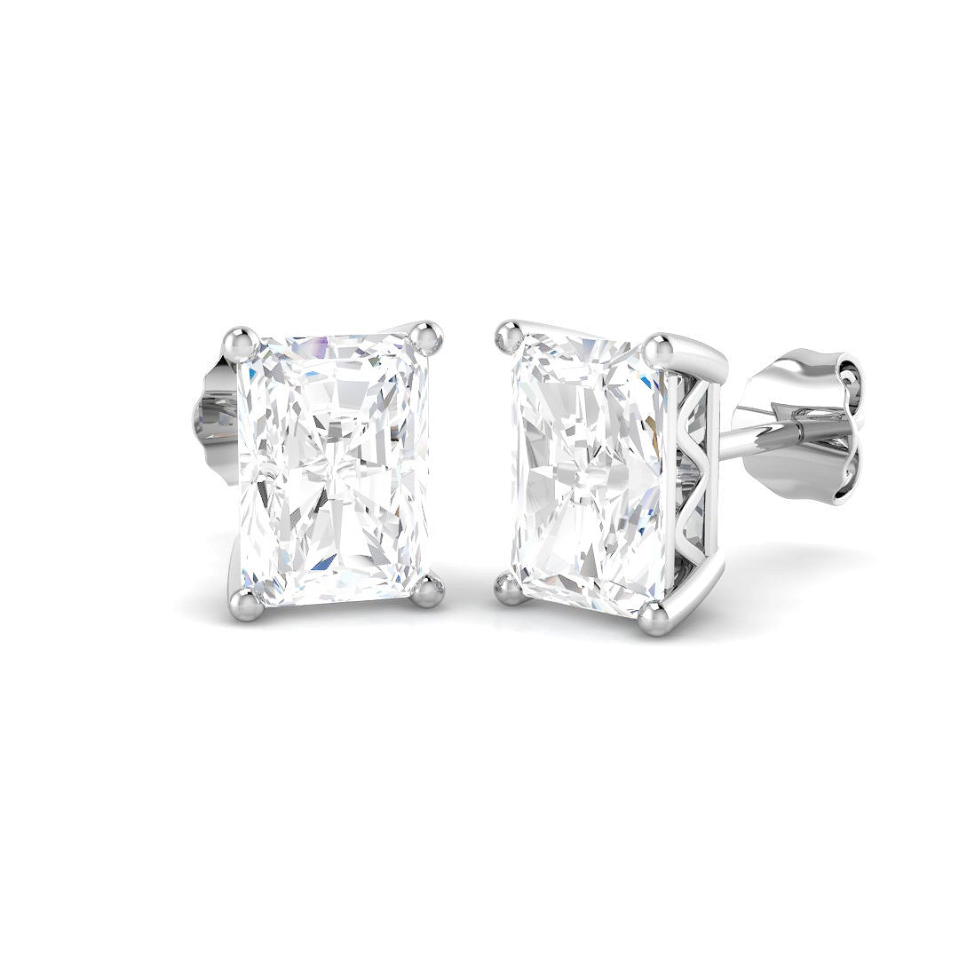 Solitaire Lab-Grown Diamond Ring 3.0ct–3.03ct – SE7194 – 18k White Gold