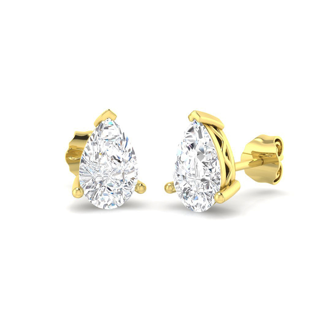 Solitaire Lab-Grown Diamond Ring 2.0ct–2.08ct – SE7109 – 18k Yellow Gold