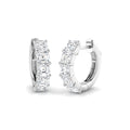 Hoops Diamond Ring 1.84ct – SE7720 – 18k White Gold