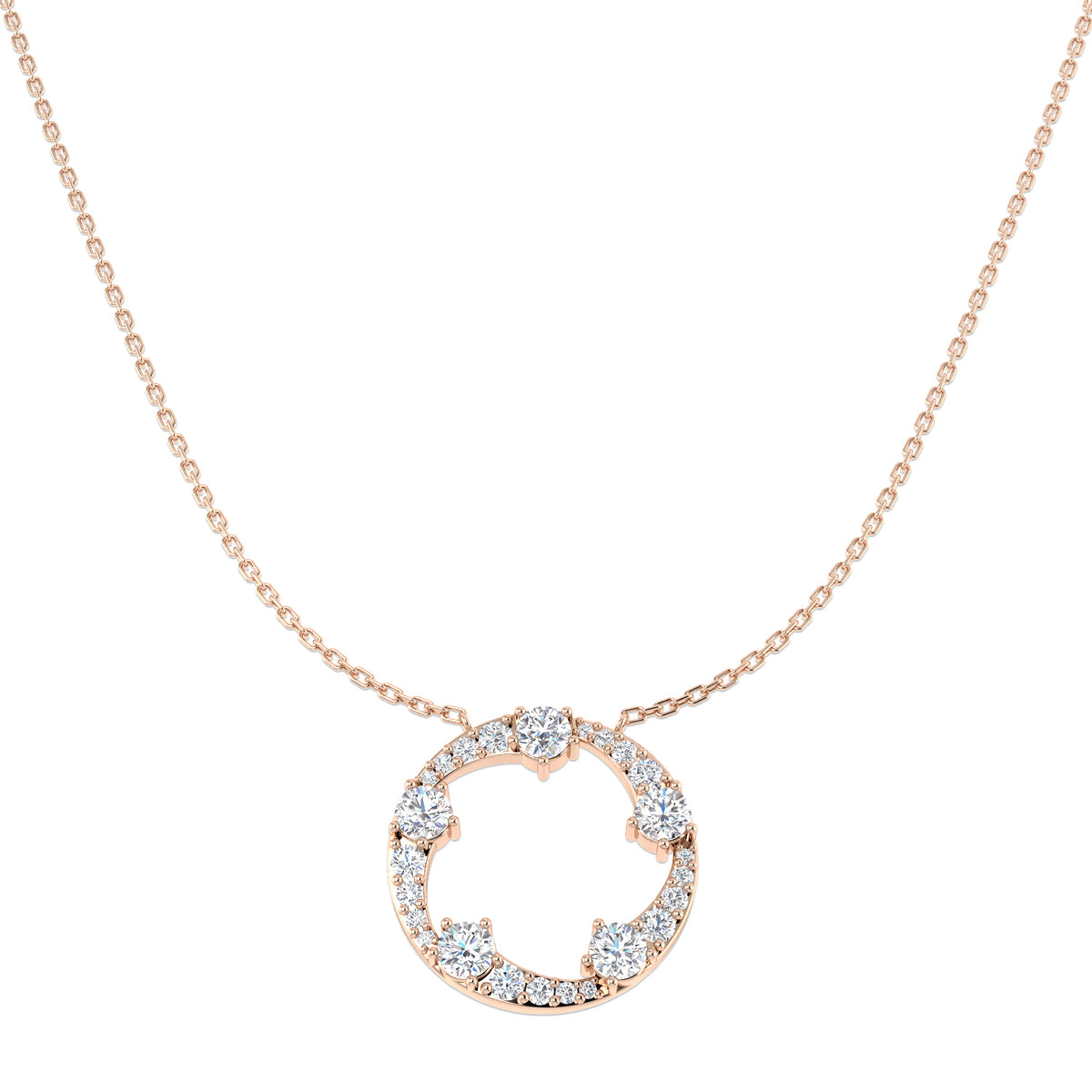 Circle of Life Diamond Ring 1.15ct – SN2399 – 18k Rose Gold