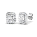 Baguette & Brilliant Diamond Ring 0.33ct–1.04ct – SE5293 – 18k White Gold