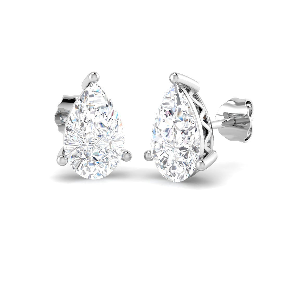 Solitaire Lab-Grown Diamond Ring 3.01ct–3.05ct – SE7196 – 18k White Gold