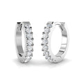Hoops Diamond Ring 0.39ct – SE6374 – 18k White Gold