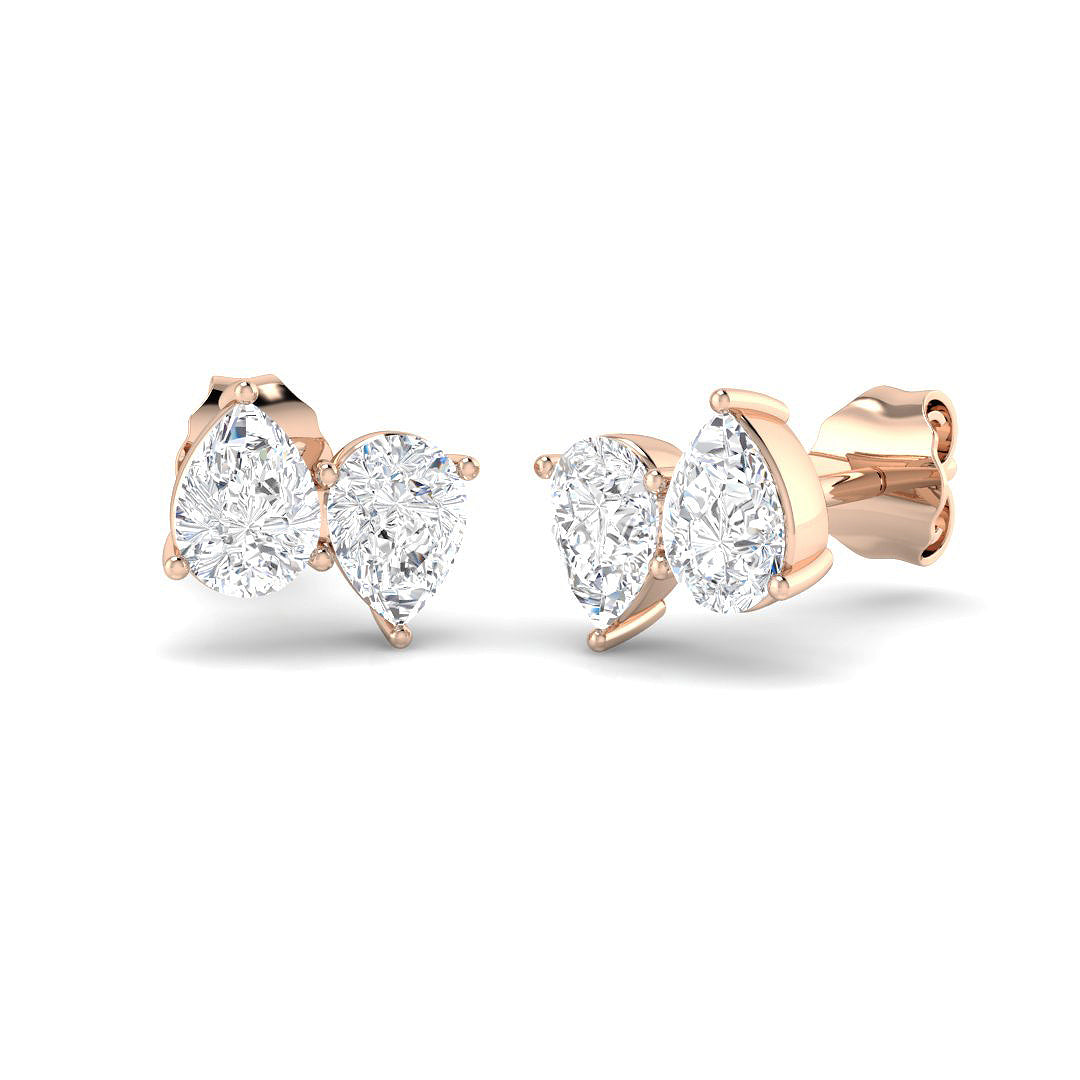 Shape Diamond Ring 0.88ct–1.02ct – SE7180 – 18k Rose Gold