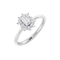 Halo Diamond Ring 0.31ct – SL8398 – 18k White Gold
