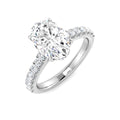 Engagement Lab-Grown Diamond Ring 2.59ct – SR5615 – 18k White Gold