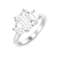 Three Stone Lab-Grown Diamond Ring 3.15ct–3.27ct – SR6331 – 18k White Gold