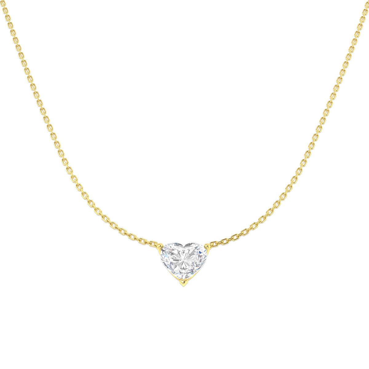 Heart Lab-Grown Diamond Ring 2.03ct – SN2300 – 18k Yellow Gold