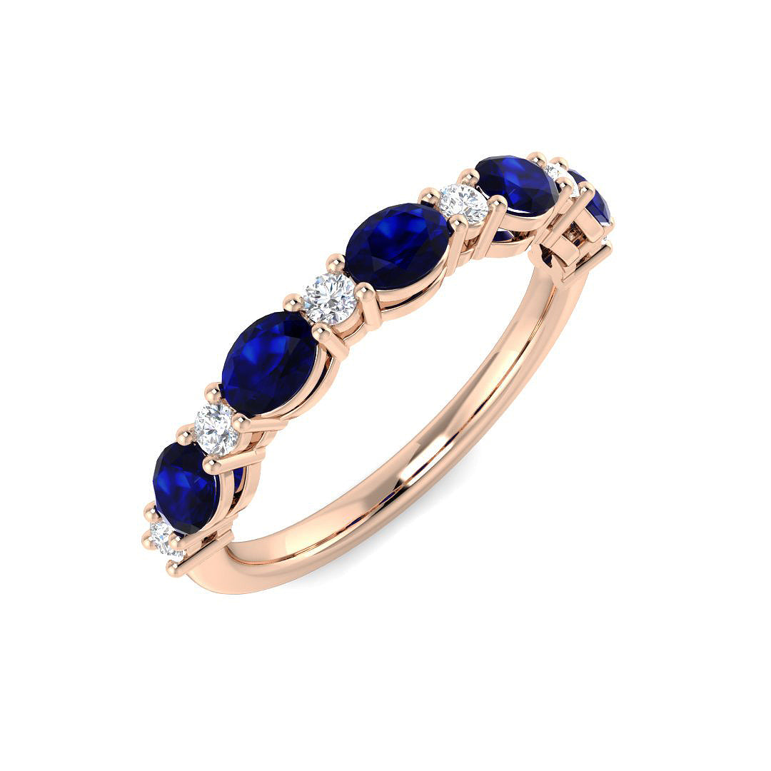 Eternity Diamond Ring 1.18ct – SR7970~BS – 18k Rose Gold
