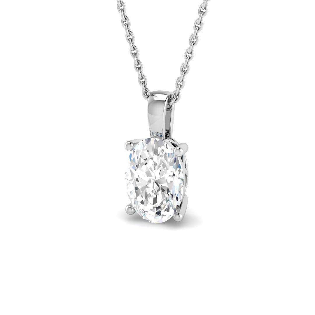 Solitaire Lab-Grown Diamond Ring 1.5ct–1.51ct – SP6769 – 18k White Gold