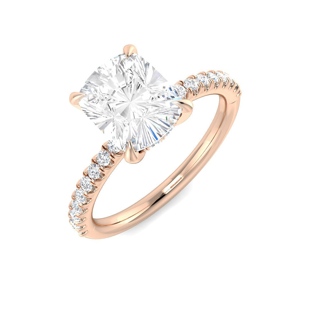 Engagement Lab-Grown Diamond Ring 2.33ct – SR6261 – 18k Rose Gold