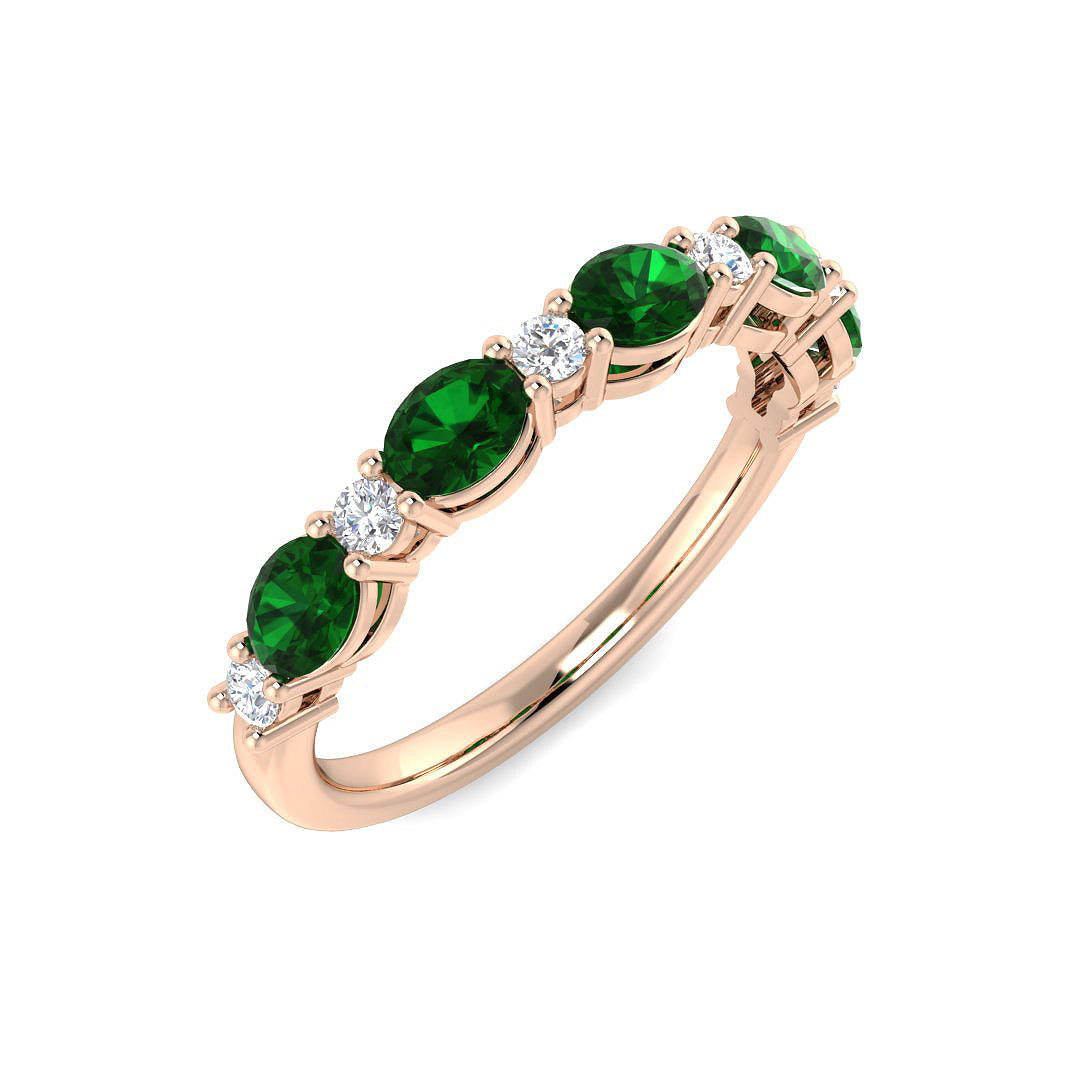 Eternity Diamond Ring 0.84ct – SR7970~EM – 18k Rose Gold