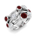 Ruby Diamond Ring 2.7ct – SR2163~RY – 18k White Gold