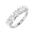 Five Stone Lab-Grown Diamond Ring 1.21ct–3.27ct – SR7391 – 18k White Gold