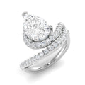 Fancy Lab-Grown Diamond Ring 3.09ct – SR5088 – 18k White Gold