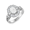 Cluster Lab-Grown Diamond Ring 1.51ct – SR6992A – 18k White Gold