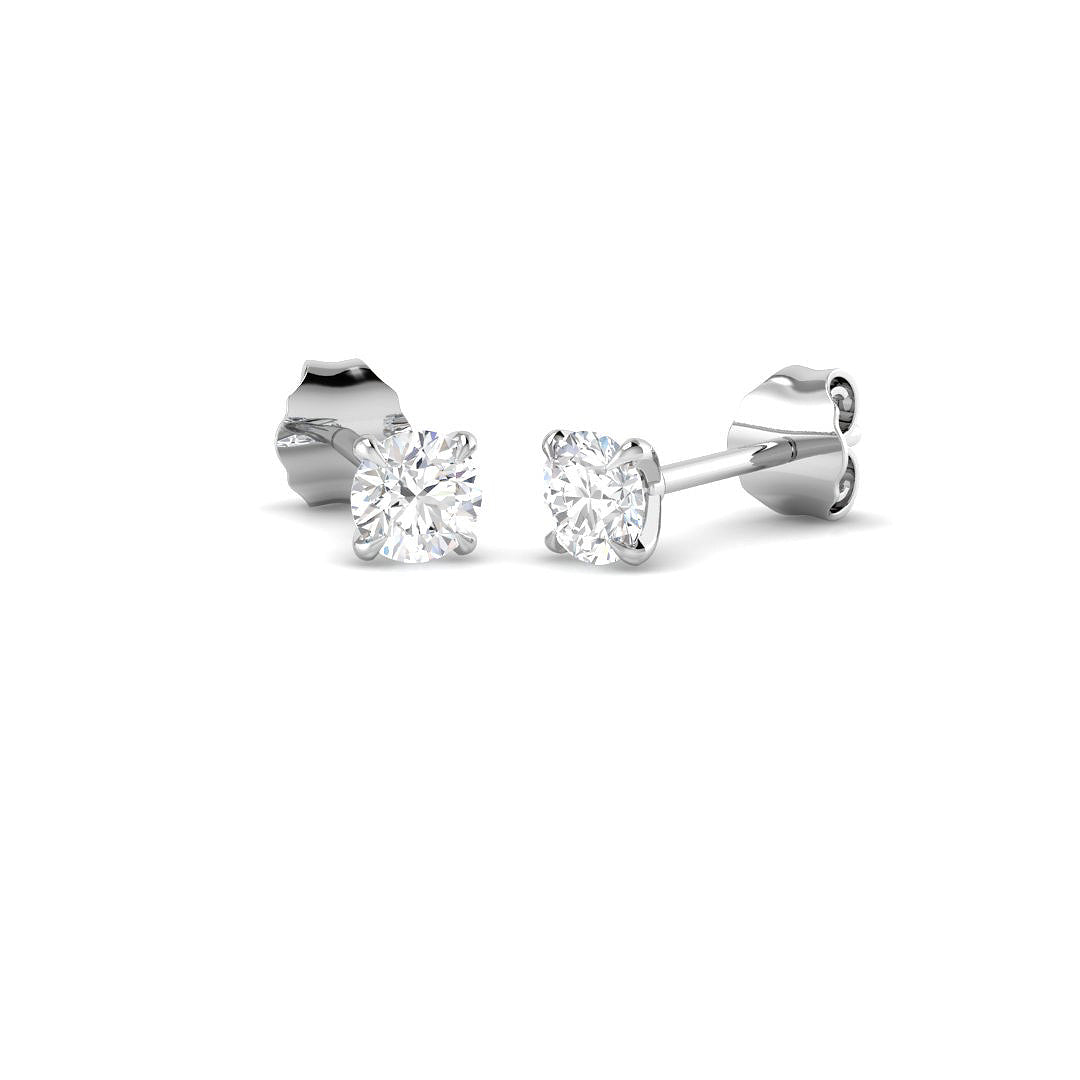 Solitaire Diamond Ring 0.55ct – SE7767 – 18k White Gold