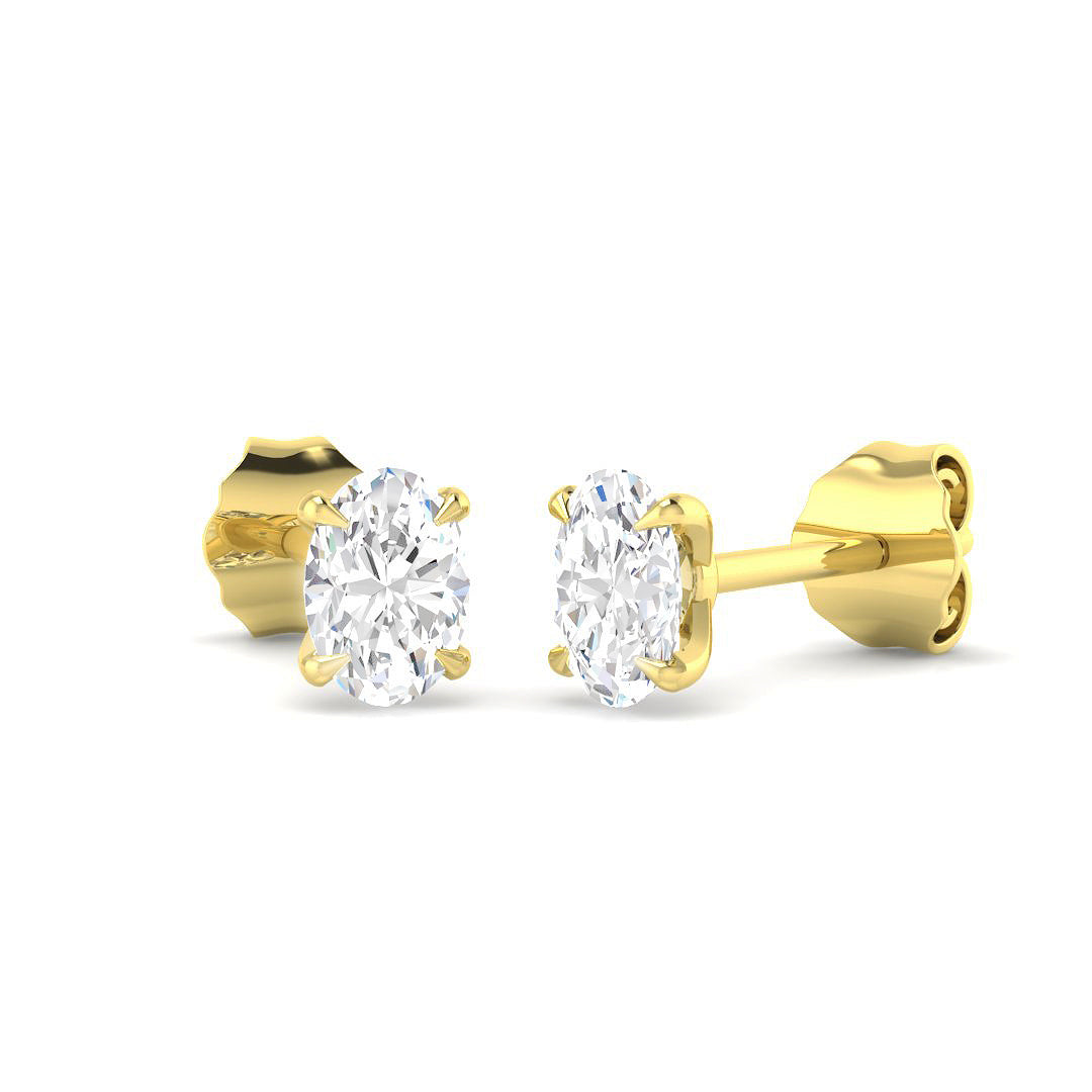 Solitaire Diamond Ring 0.54ct – SE7423 – 18k Yellow Gold
