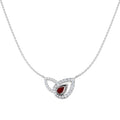 Ruby Diamond Ring 0.71ct – SN2406~RY – 18k White Gold