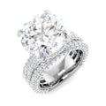 Engagement Lab-Grown Diamond Ring 7.27ct – SR7716 – 18k White Gold