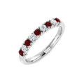 Eternity Diamond Ring 0.43ct – SR7300~RY – 18k White Gold