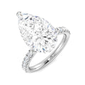 Engagement Lab-Grown Diamond Ring 5.54ct – SR6135 – 18k White Gold