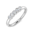 Five Stone Diamond Ring 0.2ct–1.26ct – SR1817 – 18k White Gold