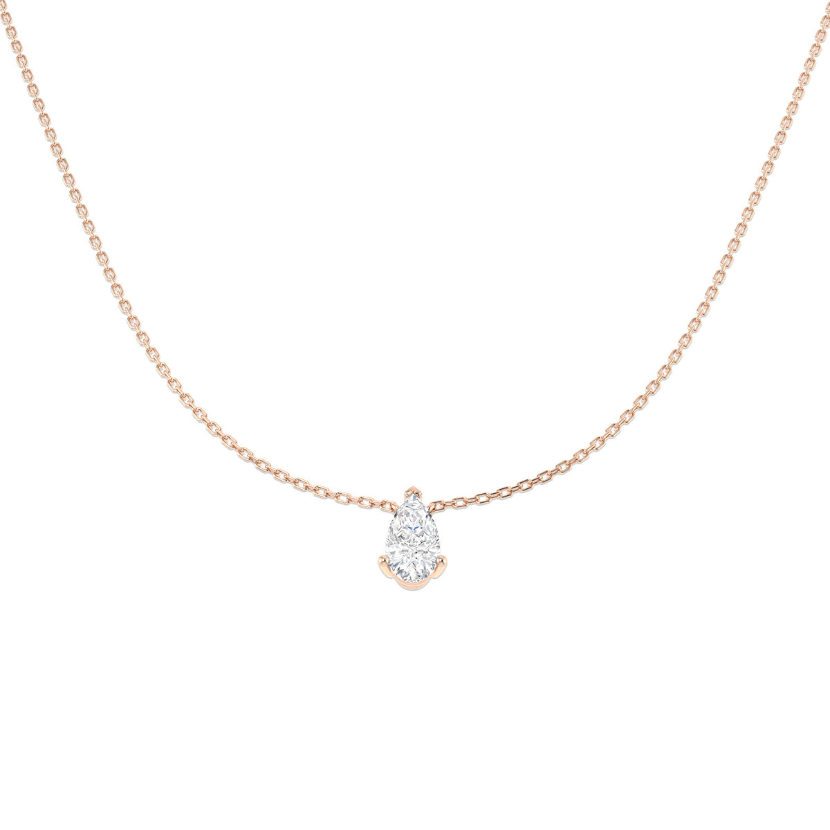 Solitaire Lab-Grown Diamond Ring 0.53ct–3.03ct – SN1951 – 18k Rose Gold