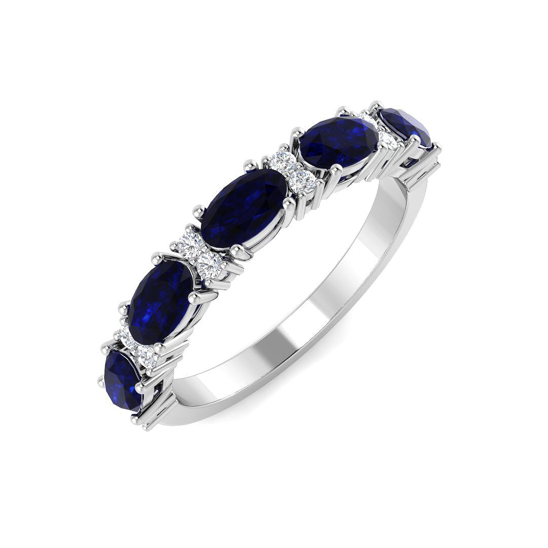 Eternity Diamond Ring 1.89ct – SR7870~BS – 18k White Gold