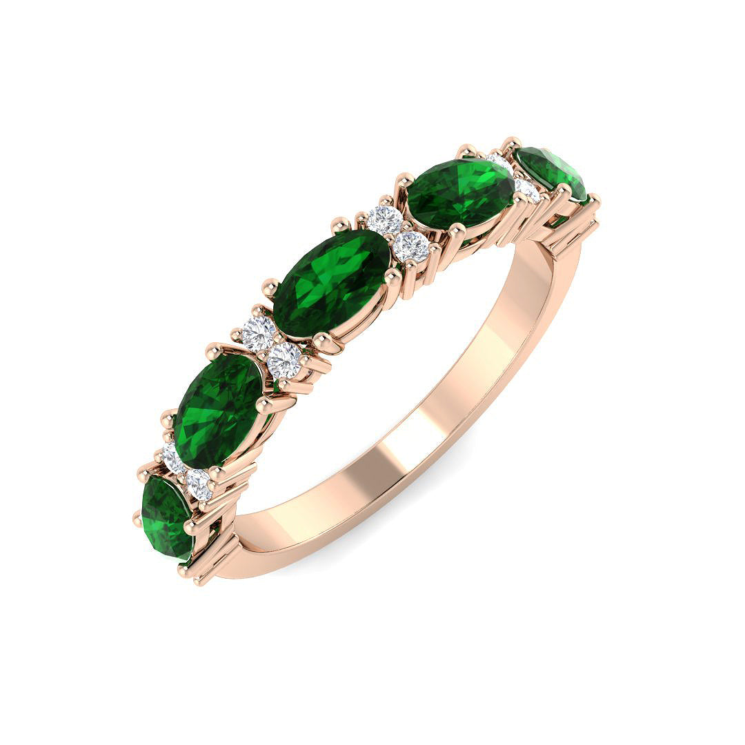 Eternity Diamond Ring 1.32ct – SR7870~EM – 18k Rose Gold