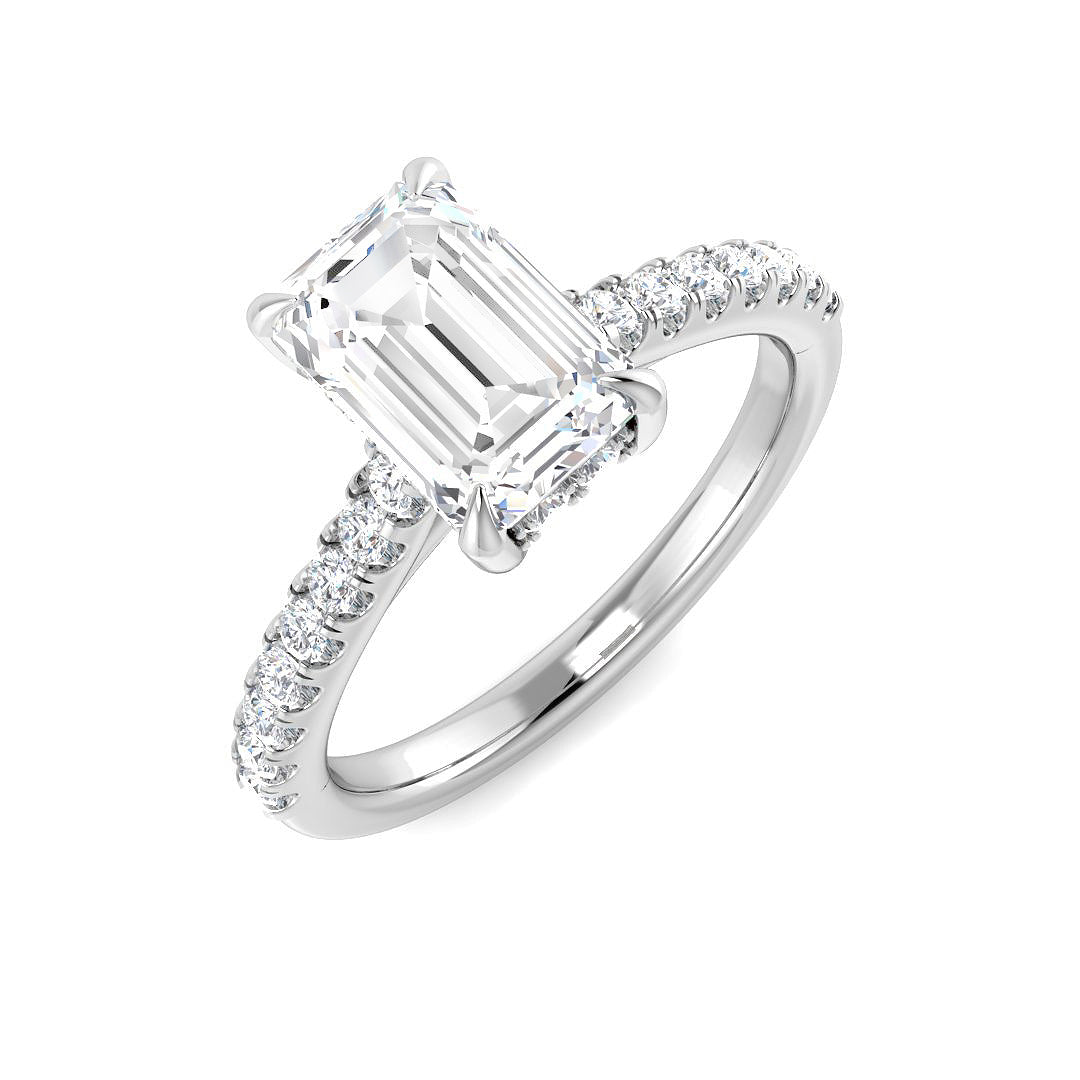 Engagement Lab-Grown Diamond Ring 2.47ct – SR5534 – 18k White Gold